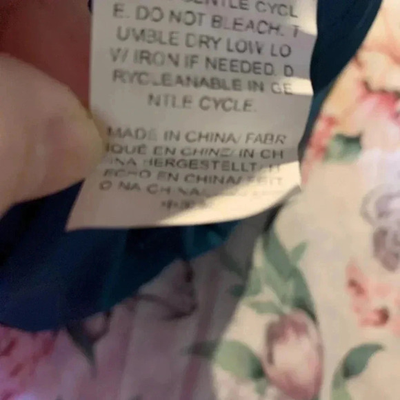 Long Sleeve Women’s Blue Size Medium With One shoulder see Open - Picture 10 of 11